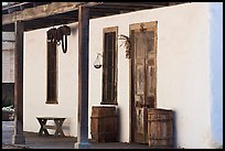 Facade of Luis Maria Peralta Adobe, oldest building in San Jose. San Jose, California, USA (color)