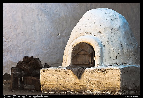 Oven outside Peralta Adobe. San Jose, California, USA (color)