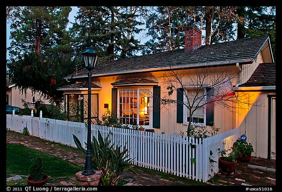 Hauck House, Almaden. San Jose, California, USA (color)
