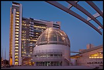 City Hall at dusk. San Jose, California, USA (color)