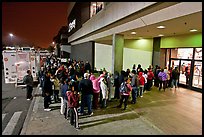 Line outside store on Black Friday. San Jose, California, USA (color)