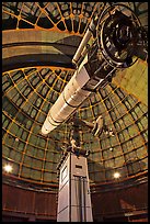 Lick Refractor (third-largest refracting telescope in the world). San Jose, California, USA (color)