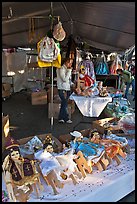 Mexican dolls, San Jose Flee Market. San Jose, California, USA