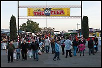 Entrance, San Jose Flee Market. San Jose, California, USA (color)