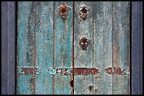Weathered door detail. Santana Row, San Jose, California, USA ( color)
