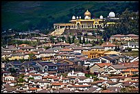 Residences and Sikh temple. San Jose, California, USA ( color)