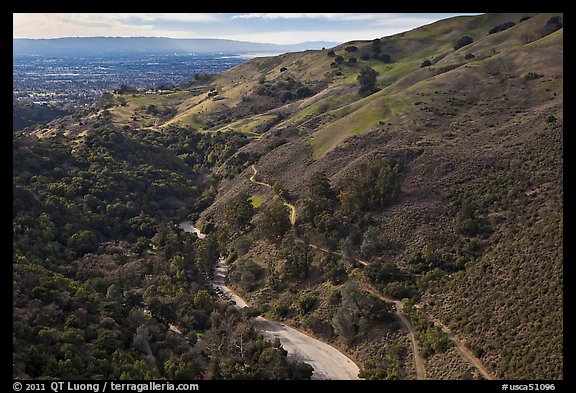 Alumn Rock valley. San Jose, California, USA (color)