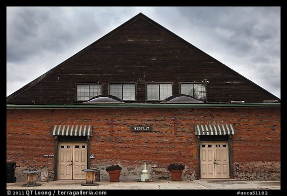 Mudflat building, Alviso. San Jose, California, USA