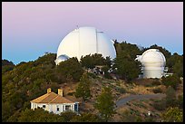 Lick observatory domes. San Jose, California, USA ( color)