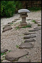 Zen garden, Hakone Estate. Saragota,  California, USA ( color)