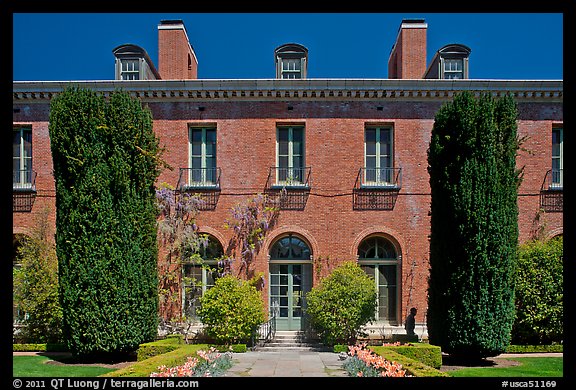 Filoli House. Woodside,  California, USA (color)