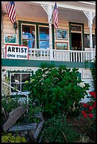 Art gallery, Sausalito. California, USA (color)