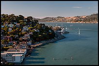 View from above, Sausalito. California, USA ( color)