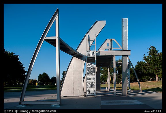 Rosie the Riveter Memorial, World War II Home Front National Historical Park. Richmond, California, USA (color)