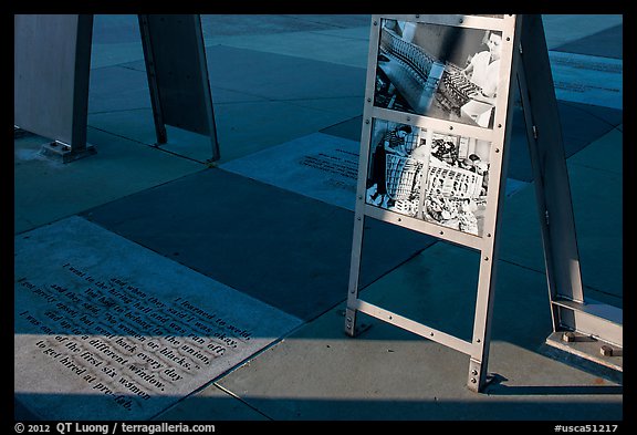 Detail, Rosie the Riveter Memorial. Richmond, California, USA (color)