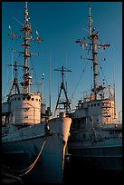 Retired warships, Rosie the Riveter/World War II Home Front National Historical Park. Richmond, California, USA ( color)