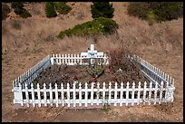 Grave of Blackie (horse), Tiburon. California, USA (color)