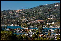 Belvedere Lagoon, Tiburon. California, USA (color)