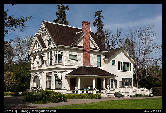 Victorian house, Ardenwood historic farm regional preserve, Fremont. California, USA