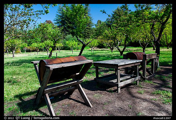 John Muir farm estate, John Muir National Historic Site. Martinez, California, USA (color)