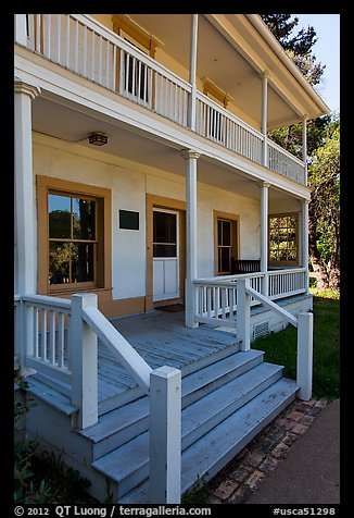 Martinez Adobe, John Muir National Historic Site. Martinez, California, USA (color)