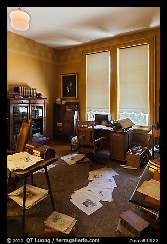 Desk of John Muir, John Muir National Historic Site. Martinez, California, USA