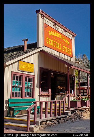 Roaring Camp general store, Felton. California, USA