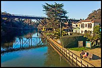 Soquel Creek. Capitola, California, USA