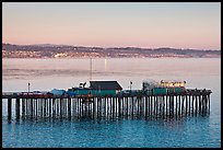 Capitola pier at sunset. Capitola, California, USA ( color)