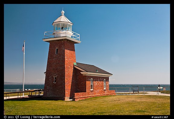 Mark Abbott Memorial Lighthouse. Santa Cruz, California, USA (color)