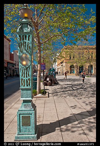 Memorial to earthquake victims. Santa Cruz, California, USA