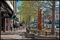 Spring on Pacific Avenue. Santa Cruz, California, USA ( color)