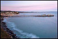 Fishing Pier at sunset. Capitola, California, USA