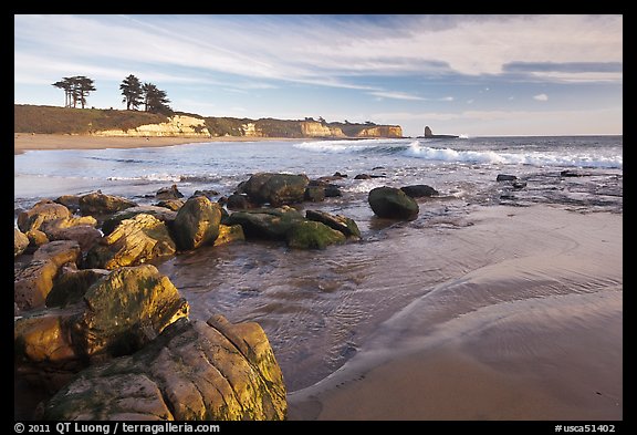 Bonny Doon Beach. California, USA