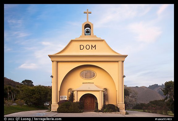 St. Vincent DePaul Church, Davenport. California, USA