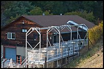 Processing tanks, Savannah-Chanelle winery, Santa Cruz Mountains. California, USA