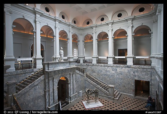 Cantor Arts center interior. Stanford University, California, USA