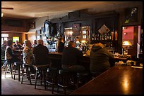 Inside Duarte Tavern, Pescadero. San Mateo County, California, USA ( color)