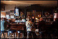 Bar, Duarte Tavern, Pescadero. San Mateo County, California, USA (color)