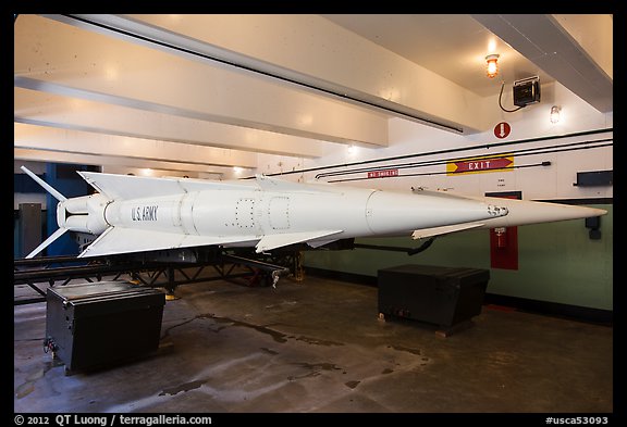 Underground storage area, Nike missile site. California, USA