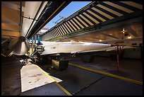 Nike Nuclear missiles in storage room. California, USA ( color)