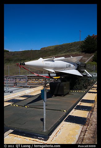 Nike missile firing battery. California, USA (color)