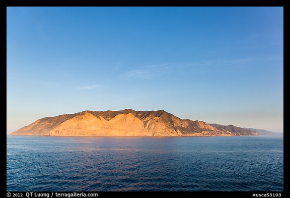 Santa Catalina Island at sunrise. California, USA (color)