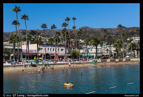 Avalon Bay beach, Santa Catalina Island. California, USA