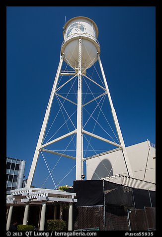 Water tower, Paramount Pictures lot. Hollywood, Los Angeles, California, USA