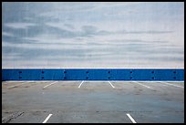 Mural of the sky above Blue Sky Tank, Paramount Pictures Studios. Hollywood, Los Angeles, California, USA ( color)