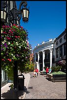 Two Rodeo Drive shopping district. Beverly Hills, Los Angeles, California, USA ( color)