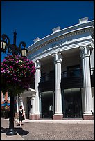 Woman shops near Rodeo Drive. Beverly Hills, Los Angeles, California, USA ( color)