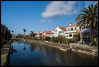 Residences, Venice Canal Historic District. Venice, Los Angeles, California, USA ( color)