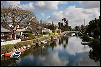 Venice Canal Historic District. Venice, Los Angeles, California, USA ( color)